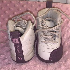 Jordan Flight Club ‘91 purple tan girls sneakers